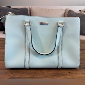 Kate Spade Robin’s Egg Blue Tote Bag